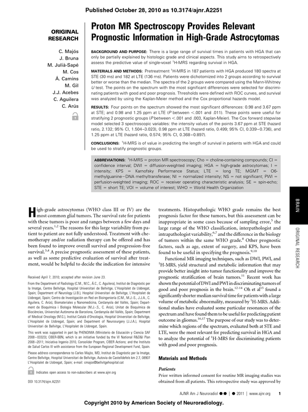 PDF extract preview