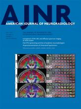 American Journal of Neuroradiology: 37 (7)