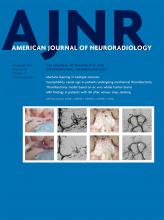 American Journal of Neuroradiology: 42 (11)